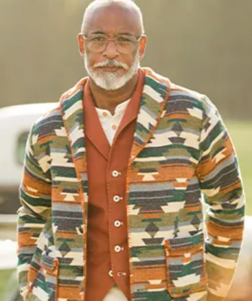 A camouflage sweat on sale in the men's section