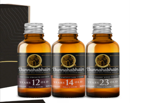 A Bunnahabhain sherry whisky gift set