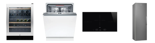 Appliance Centre sales items are displayed on a white background