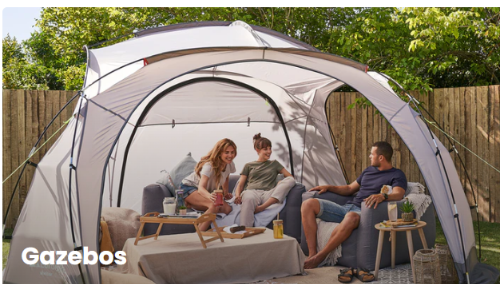 Enjoy a day out with friends in a gazebo from GO Outdoors