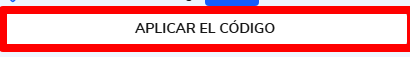 casilla para introducir un código descuento foot store