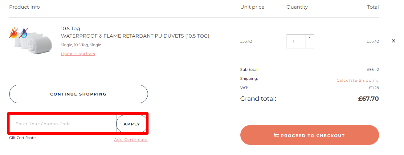 Paste your coupon code to redeem your discount