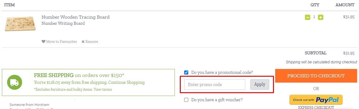 How do I use my Lime Tree Kids promo code?