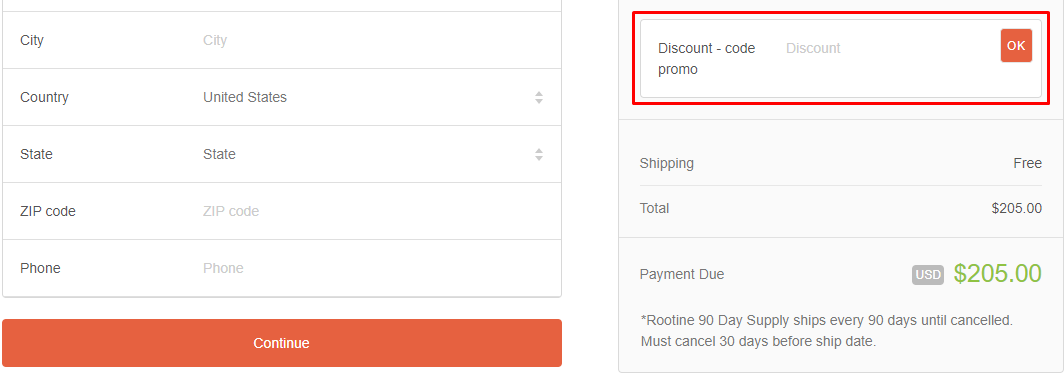 How do I use my Rootine discount code?