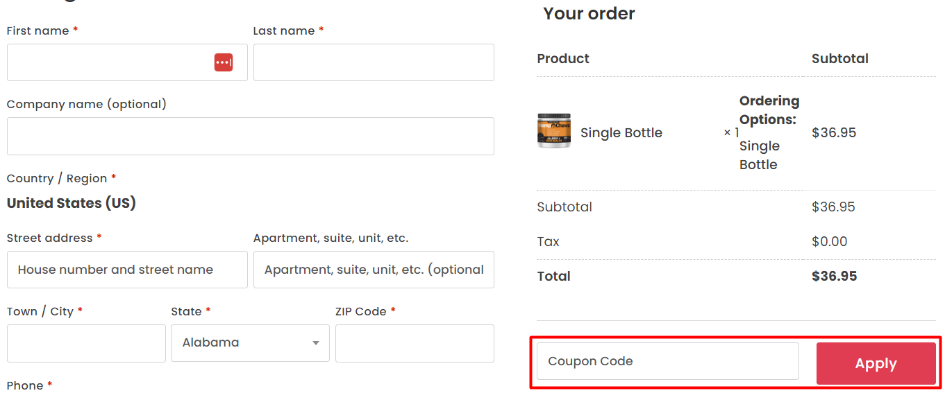 How do I use my Hemp Chewz coupon code?