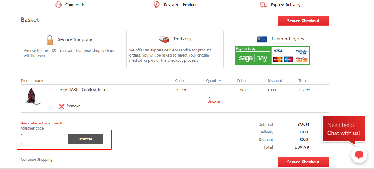 How do I use my Morphy Richards discount code?