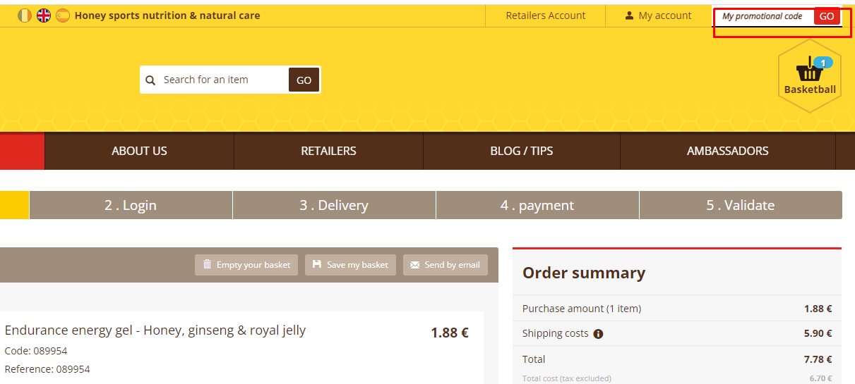 How do I use my meltonic promotion code?