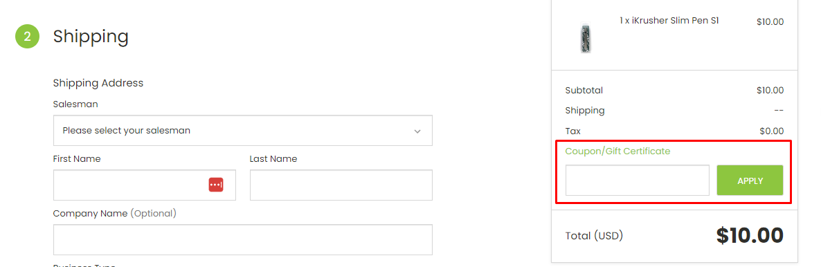 How do I use my A Gift From Nature coupon code?