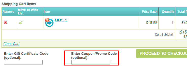 How do I use my MyMemories coupon code?