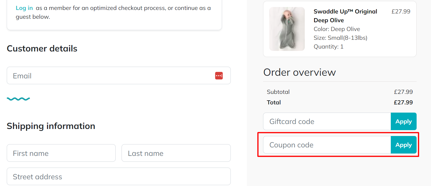 How do I use my Love to Dream coupon code?