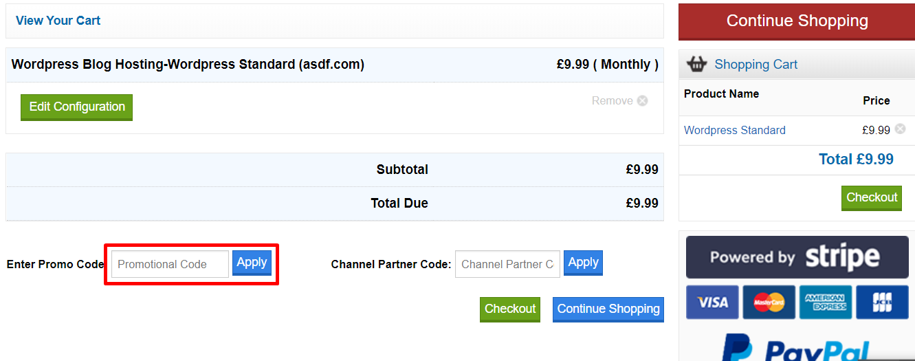 How do I use my eUKhost discount code?