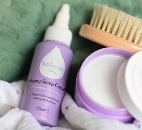 A haircare set from Kokoso Baby