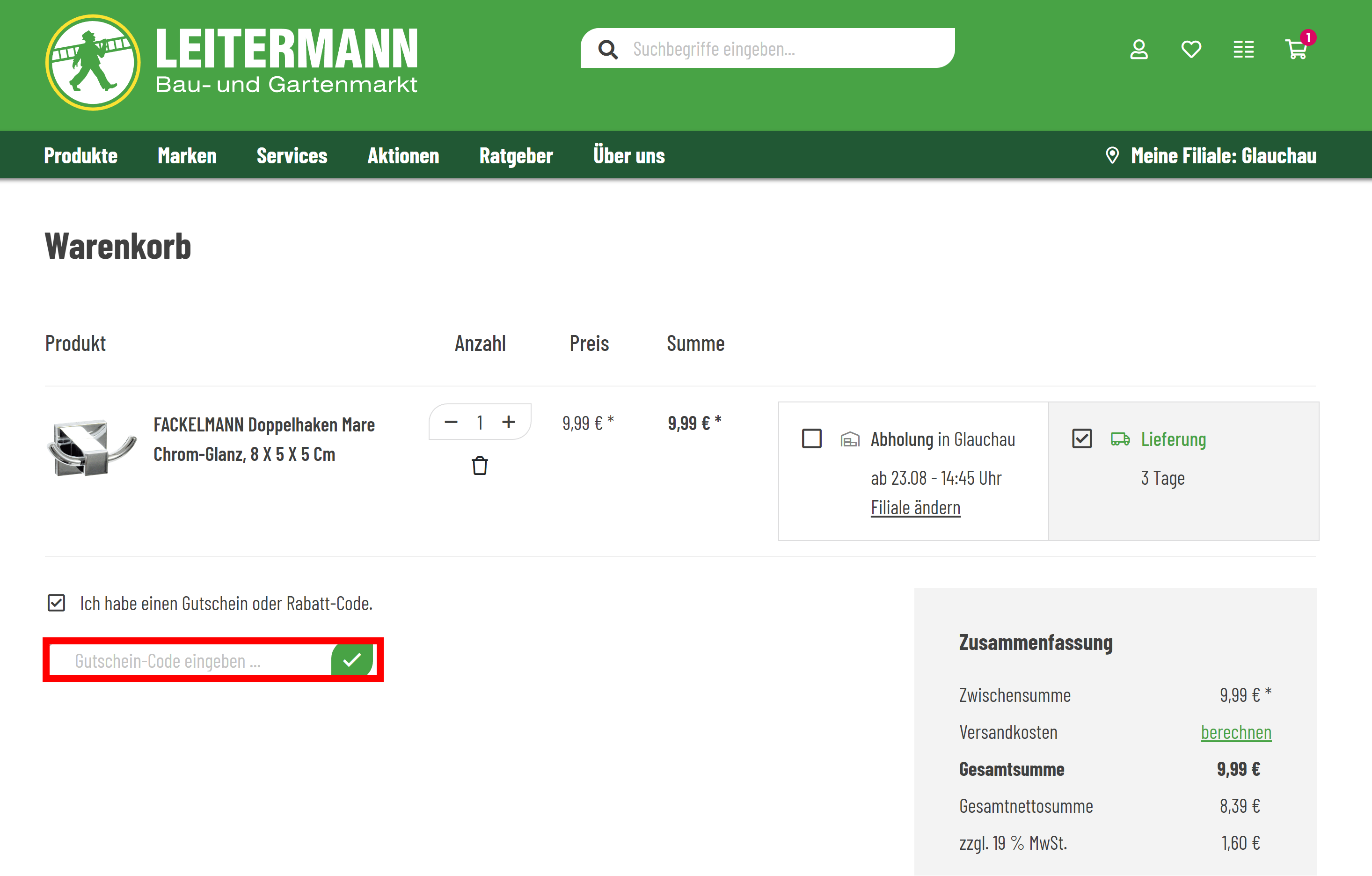 Handwerker-VersandCheckoutPic