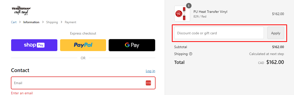 How do I use my TeckWrapCraft discount code?