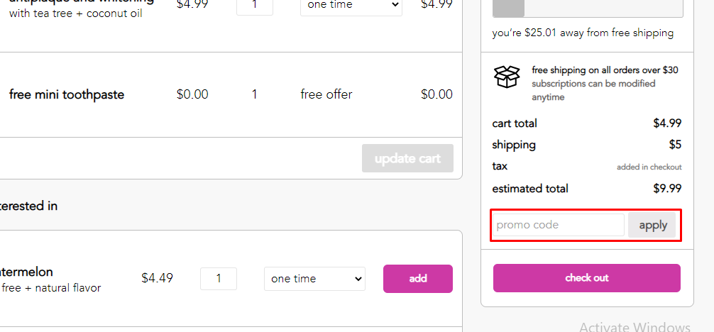 How do I use my Hello Products coupon code?