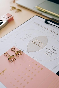 Image showing calendar, binder and clips.