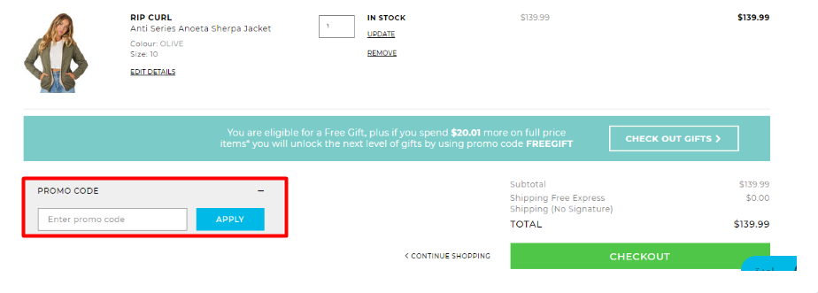 How do I use my SurfStitch promo code?