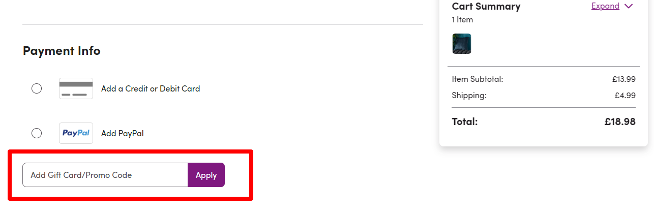 How to use your Wayfair code