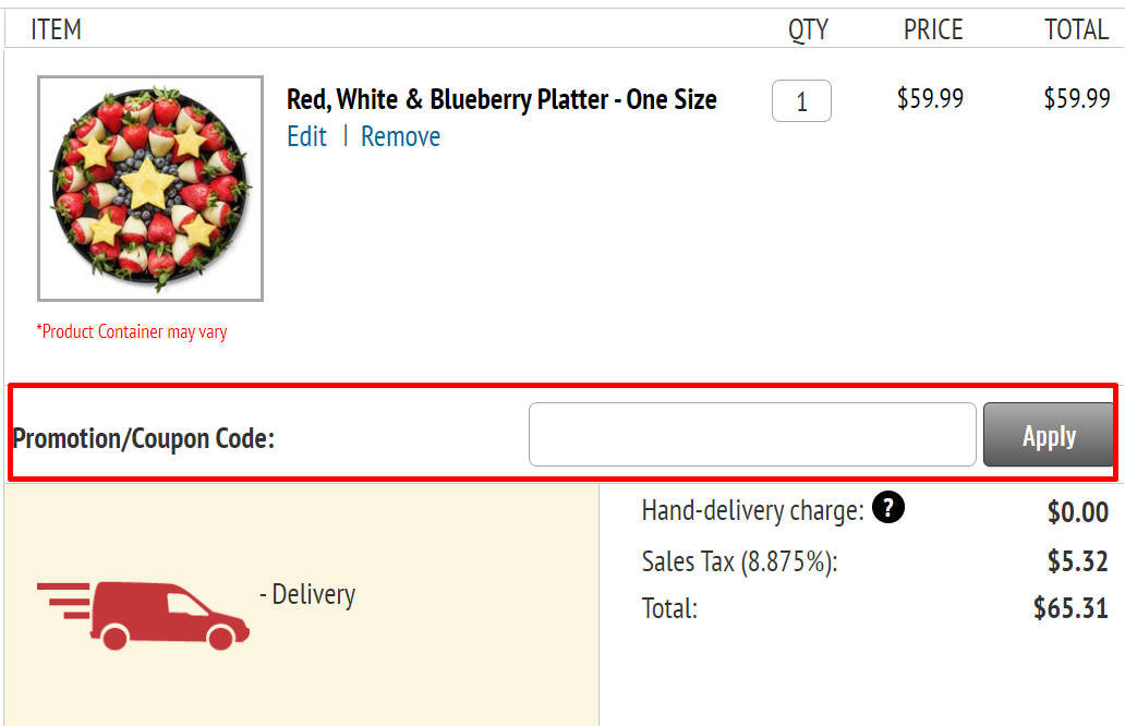 How do I use my Edible promotion code?