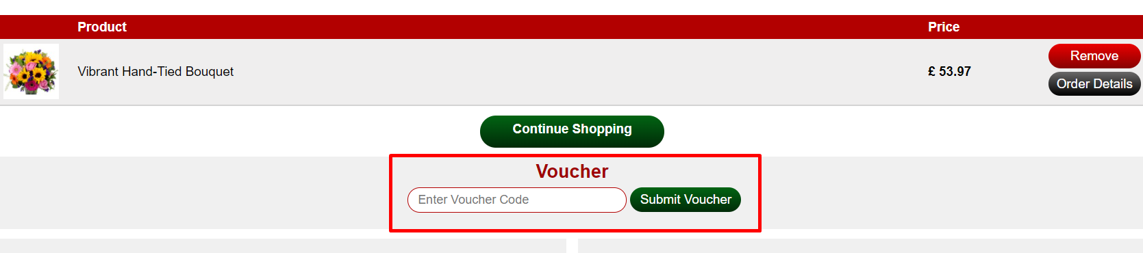 How do I use my Post-a-Rose voucher code?