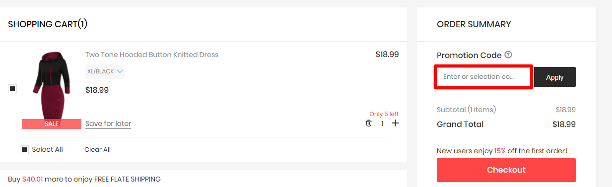 Dresslily Promo Code