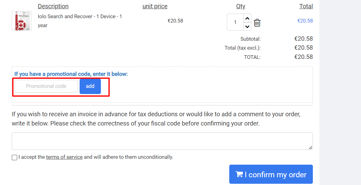How do I use my Revolution Soft promotional code?
