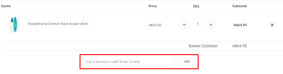 How do I use my RY - Recreate Yourself discount code?