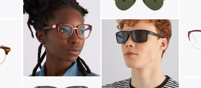 About Glasses.com Homepage