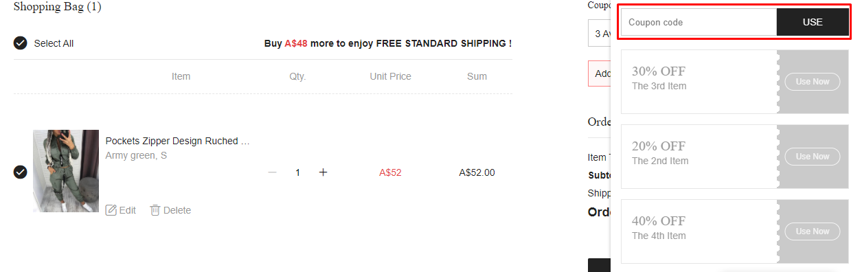 How do I use my Chic Me coupon code?