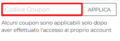 carrello del sito ufficiale Leam dove poter inserire un codice sconto Leam