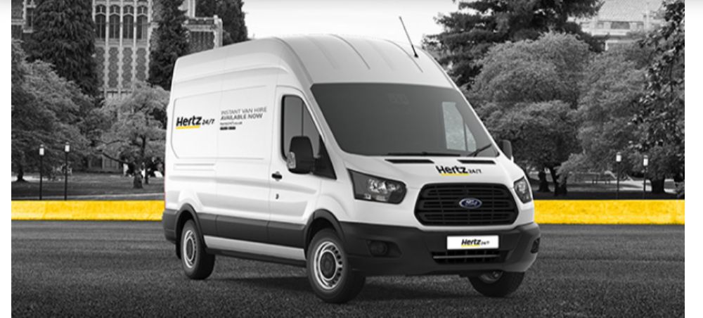 Hertz rental van for hire
