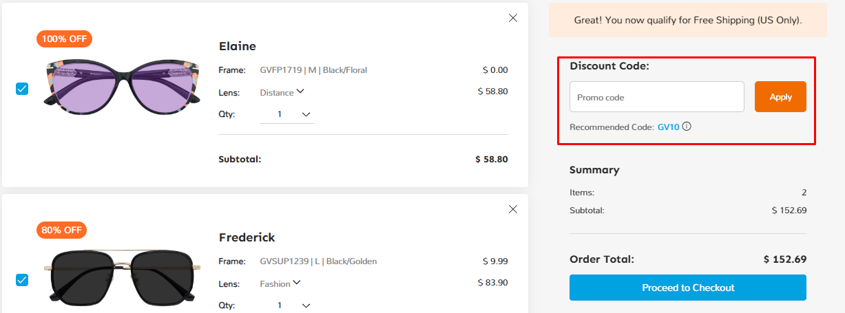 How do I use my Gudvue discount code?