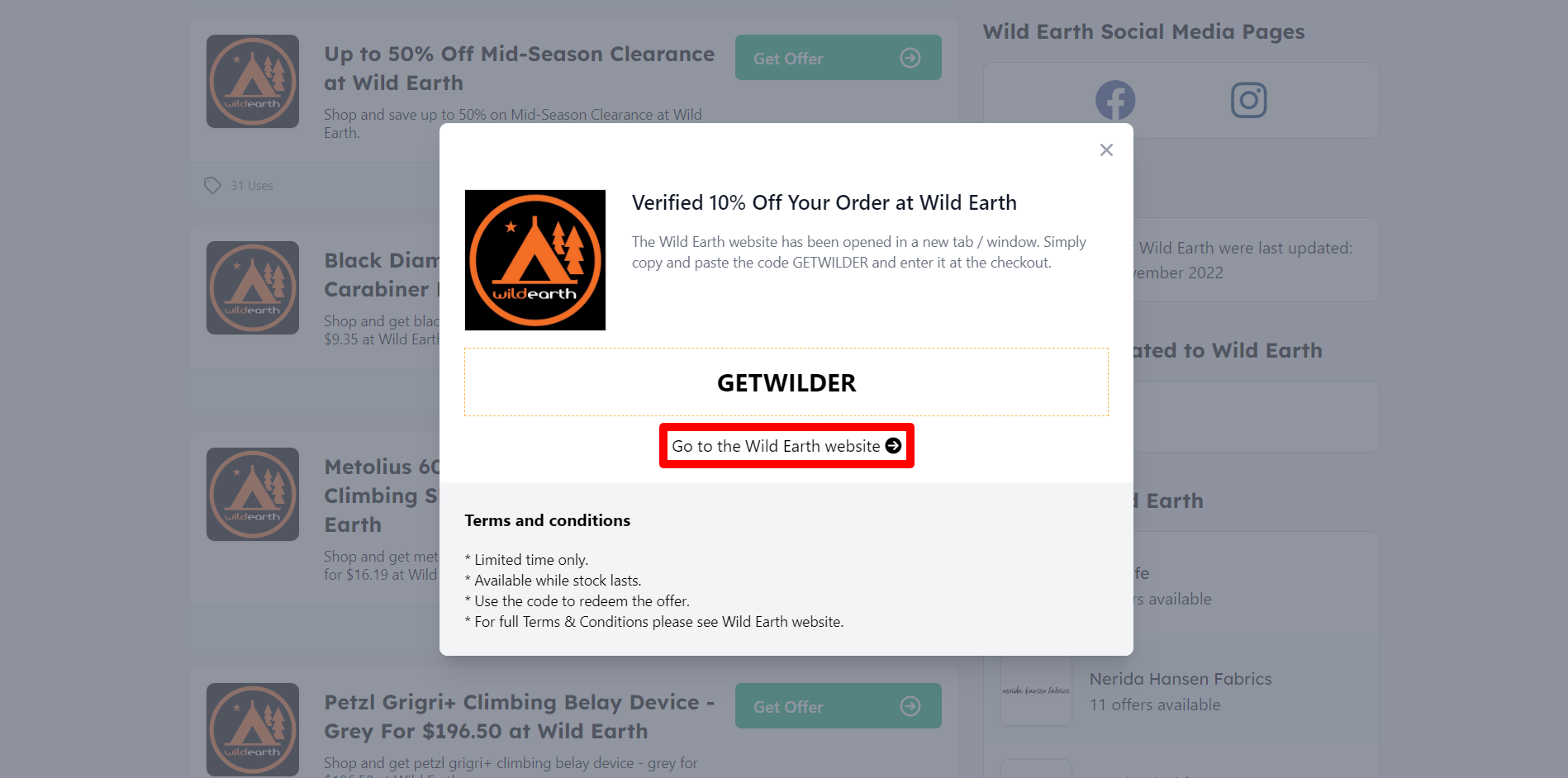 Wild Earth Coupon & Promo Codes February 2025 Verified 10 Off