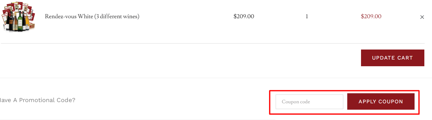 How do I use my Sommailier coupon code?