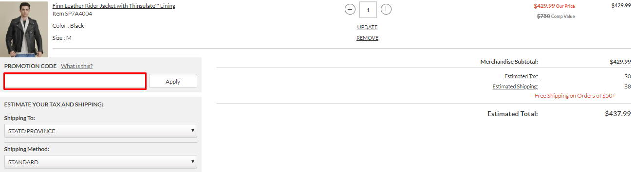 How do I use my Wilsons Leather discount code?