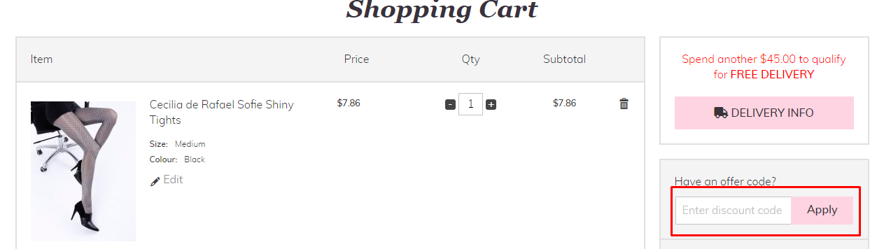 How do I use my The Tight Spot discount code?