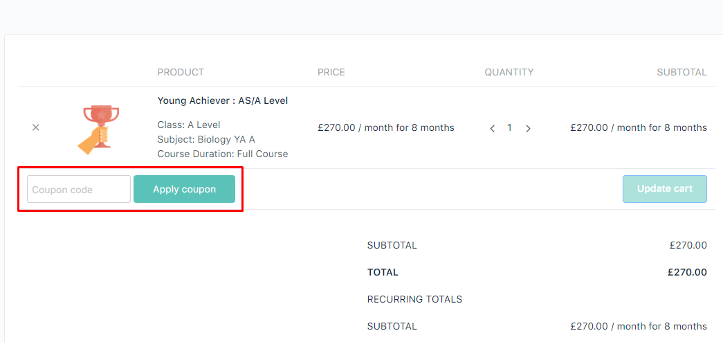How do I use my NEON EDU coupon code?