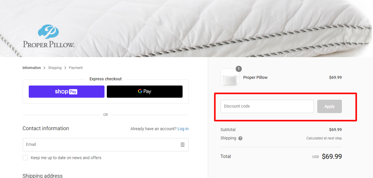 How do I use my PROPER LIVING CO discount code?