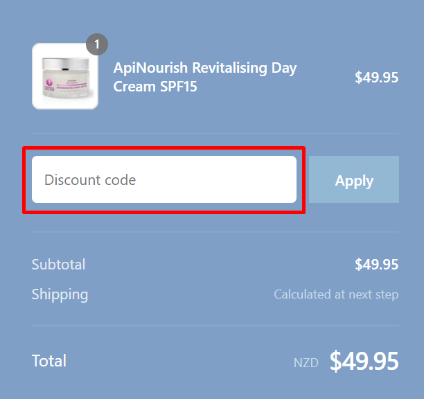 How do I use my Manuka Doctor discount code?