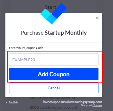 How do I use my Sitechecker coupon code?
