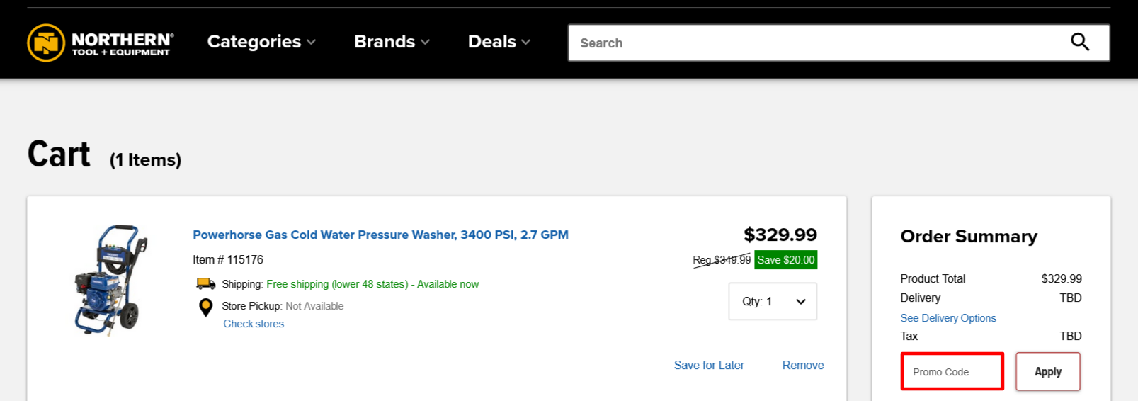 Northern Tool Coupons July 2024