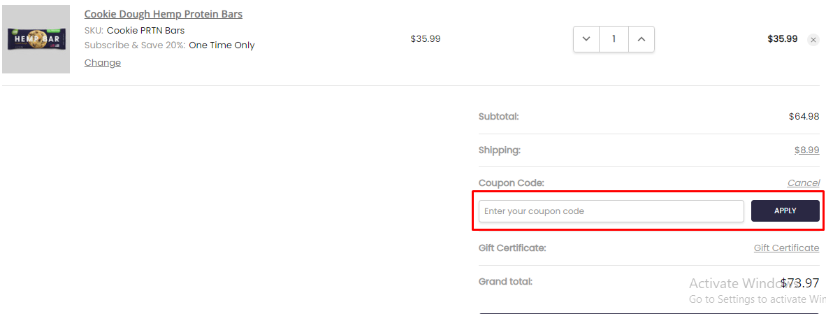 How do I use my Evo Hemp coupon code?