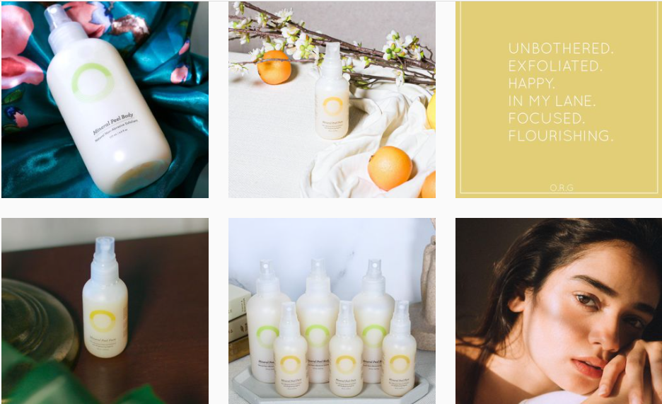 About O.R.G SKINCARE Homepage