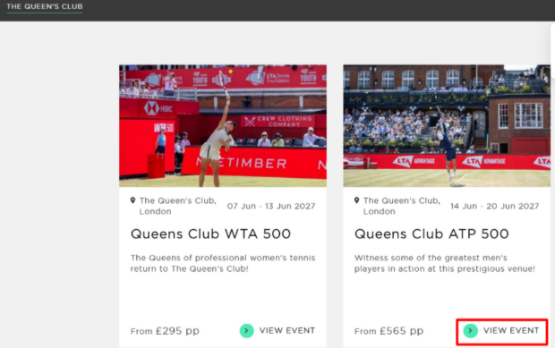 Choosing a Keith Prowse hospitality package
