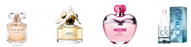 image showing some fragrances from Gorgeous Shop