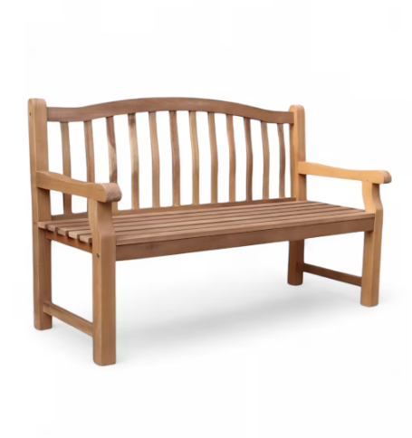 Budget garden ideas: Royalcraft Lytham 3 Seater Garden Bench in the colour Natural