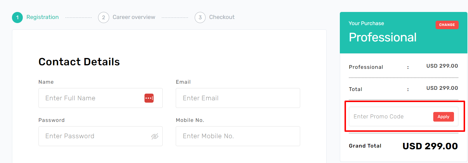 How do I use my Resumeble promo code?