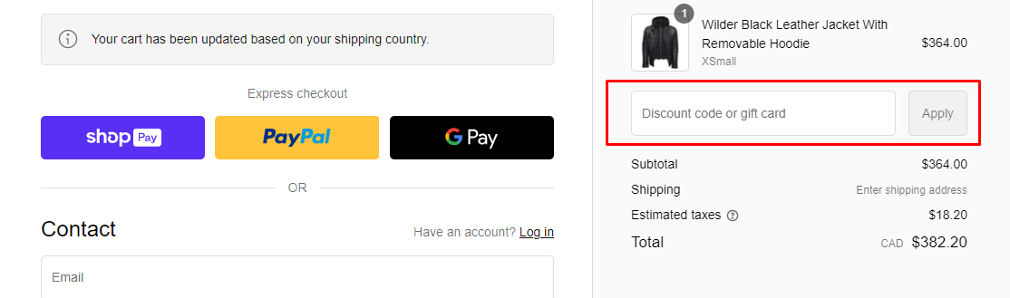How do I use my Lusso Leather discount code?