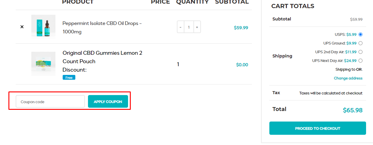 How do I use my Social CBD coupon code?