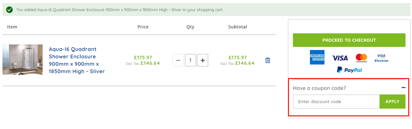 How do I use my Bathroom Takeaway coupon code?